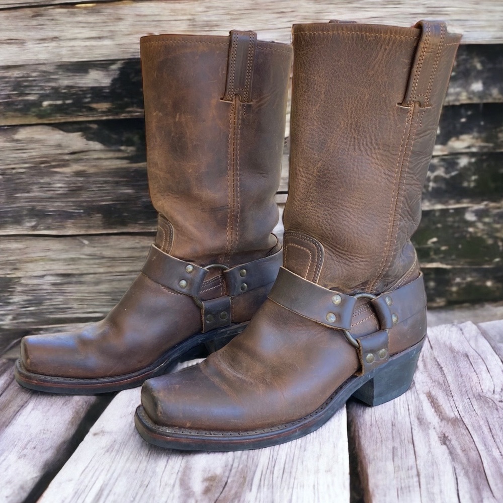 FRYE mens Harness Boots 12R size 9